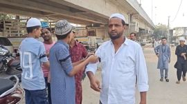 Members of the community in Chhota Udepur and Surat were seen sporting the armband in protest of UCC during the Eid prayers on Monday.