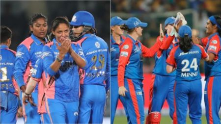 Mumbai Indians face Delhi Capitals in the Women's Premier League 2025 final match at the Brabourne Stadium in Mumbai on Saturday. (Sportzpics)