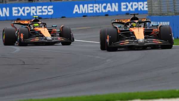Lando Norris took pole position at the Australian Grand Prix as his teammate Oscar Piastri joined him on the front row. (Photo: AP)