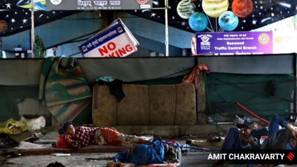 Addressing urban homelessness in Mumbai requires a multifaceted approach, given the city's size, complexity, and the diverse needs of homeless individuals. (Express Photo/Amit Chakravarty)