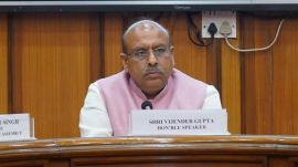 The Speaker had reiterated SOP issued both by the Government of India as well as the Delhi government’s General Administration Department in his communication to the Chief Secretary. (Credit: X/@Gupta_vijender)