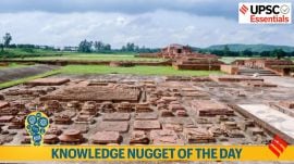 knowledge nugget. upsc, vikramshila, university, buddhism, nalanda