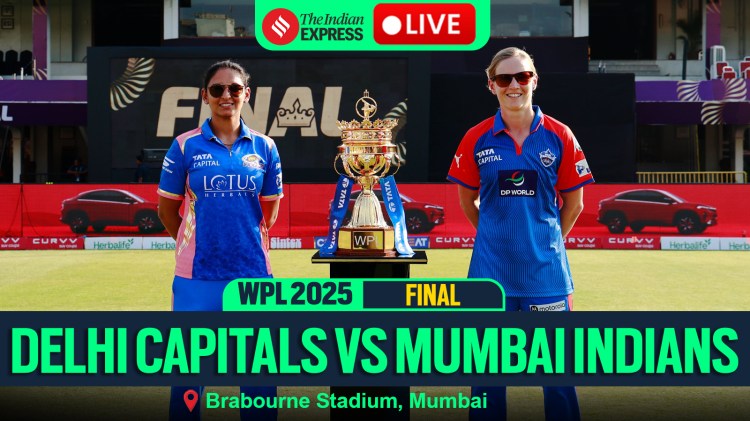 DC vs MI Live Cricket Score, WPL Final 2025 LIVE Score: Delhi Capitals ...