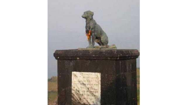 Waghya dog statue