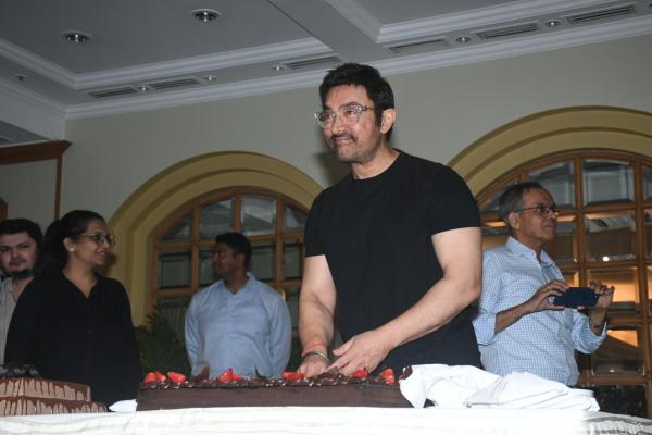 Aamir Khan's media meet and greet