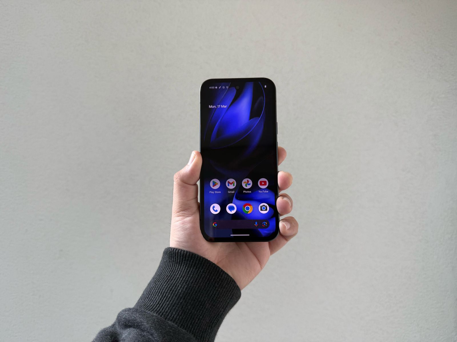 The Google Pixel 9a sports a vibrant 6.3-inch OLED display. (Image: Anuj Bhatia/The Indian Express)