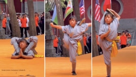 Zhang Sixuan, Chinese Kung Fu prodigy at Shaolin Games
