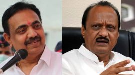 According to NCP sources, Ajit Pawar arrived for the meeting at around 8 am after he accepted memorandums from citizens. Jayant Patil also arrived at the institute at the same time and the duo then met. (File Image)