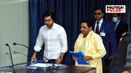 Akash Anand dropped as party’s national coordinator and successor for the second time.