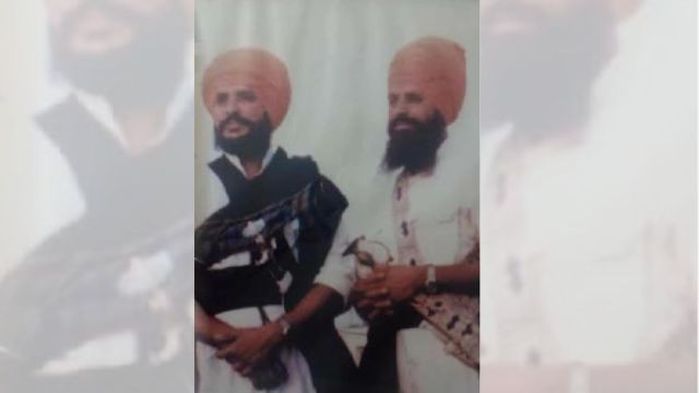 Mehal Singh Babbar with his brother Sukhdev Singh Babbar in their young years. (Express Photo)