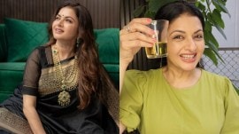 According to Bhagyashree, consuming 10-15 strands of kesar (saffron) in lukewarm water every morning on an empty stomach can help prevent skin dullness