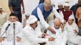 Don’t mix politics as festivities, says Congress as Bihar Muslim body announces boycott of Nitish Kumar’s Iftaar over Waqf Bill