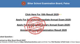 Bihar Board BSEB 10th Result 2025: Official Vs unofficial BSEB websites to check