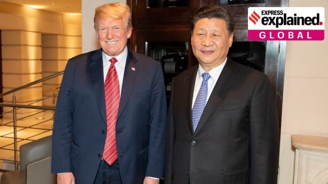US President Donald Trump and Chinese President Xi Jinping at the G20 Buenos Aires Summit during Trump's first term.