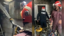 connaught place kitchen fire, delhi news, indian express