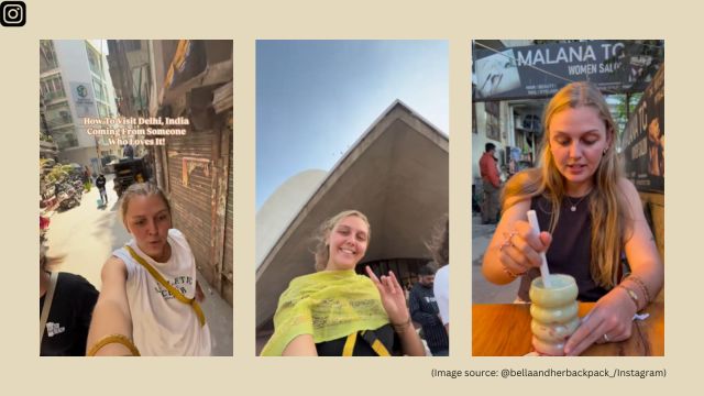 The vlogger talks about Delhi's must-visit spots, historical landmarks, top shopping destinations and nightlife