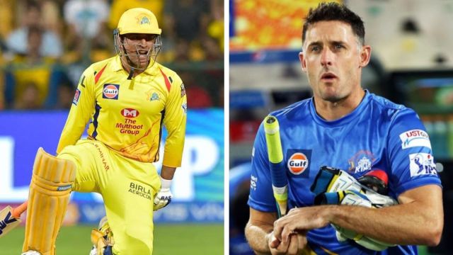 MS Dhoni's aggressive response to a coaching advice stunned Michael Hussey during CSK's IPL 2018 Qualifier 1 match against SRH. (BCCI)