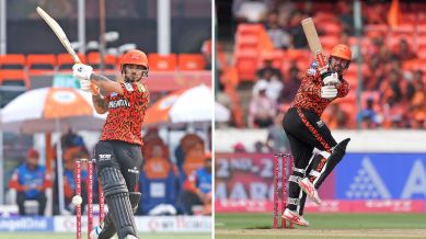 Ishan Kishan and Travis Head demolished the Royals as SRH set the second-highest IPL total. (BCCI)