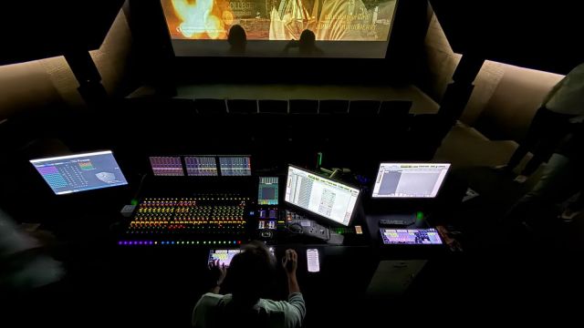 Atmos mixing unit at Annapurna Studios.