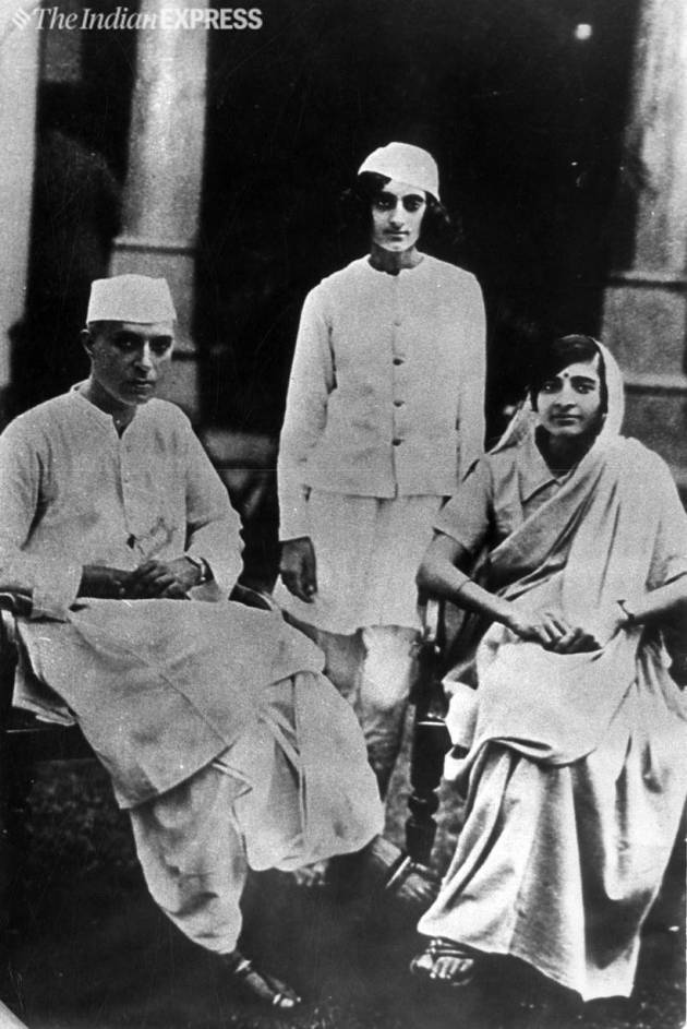 Daughter of Pandit Jawaharlal Nehru, India's first Prime Minister, Indira grew up with her mother Kamala Nehru at Anand Bhavan in Allahabad. (Express Archive)