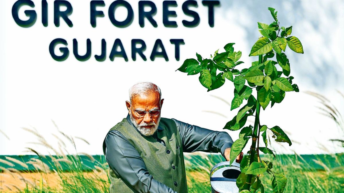 Gir National Park, Gir National Park and Wildlife Sanctuary, modi gir visit, Gir, Ahmedabad news, Gujarat news, Indian express, current affairs