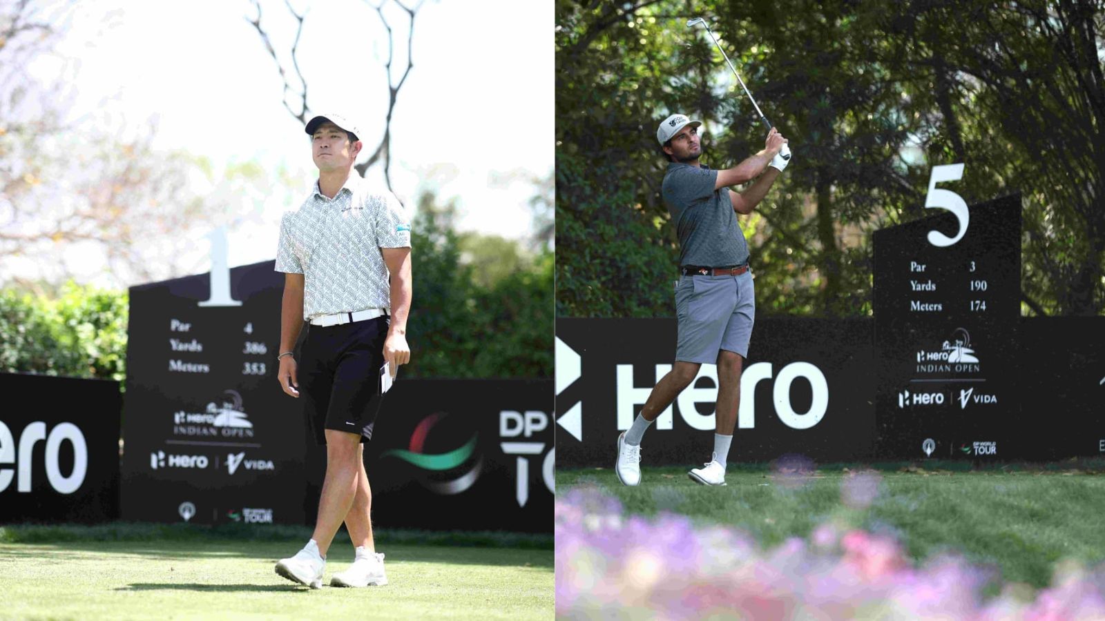 Indian Open golf: Defending champion Nakajima blazes through front nine to take joint lead with Chacarra; Indians fall away