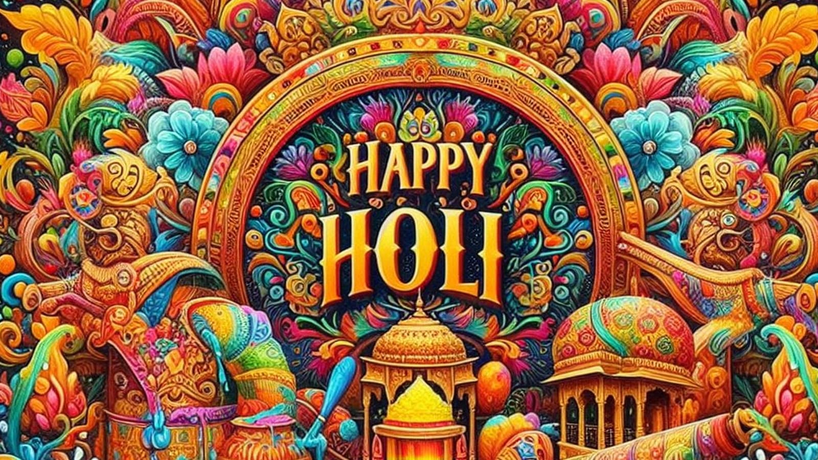 happy holi indian festival