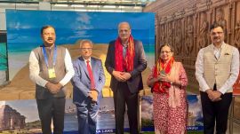 Odisha Governor Hari Babu Kambhampati administered oath of office to Justice Tandon at the Raj Bhavan here. (X/@AcharyaPitamba1)