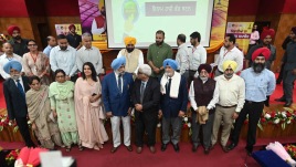 Members and family members of 1975 Hockey World Cup Indian team players from Punjab