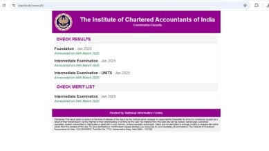 ICAI CA foundation, inter results out at icai.org