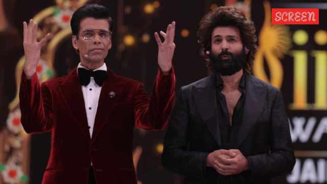 Kartik Aaryan Karan Johar