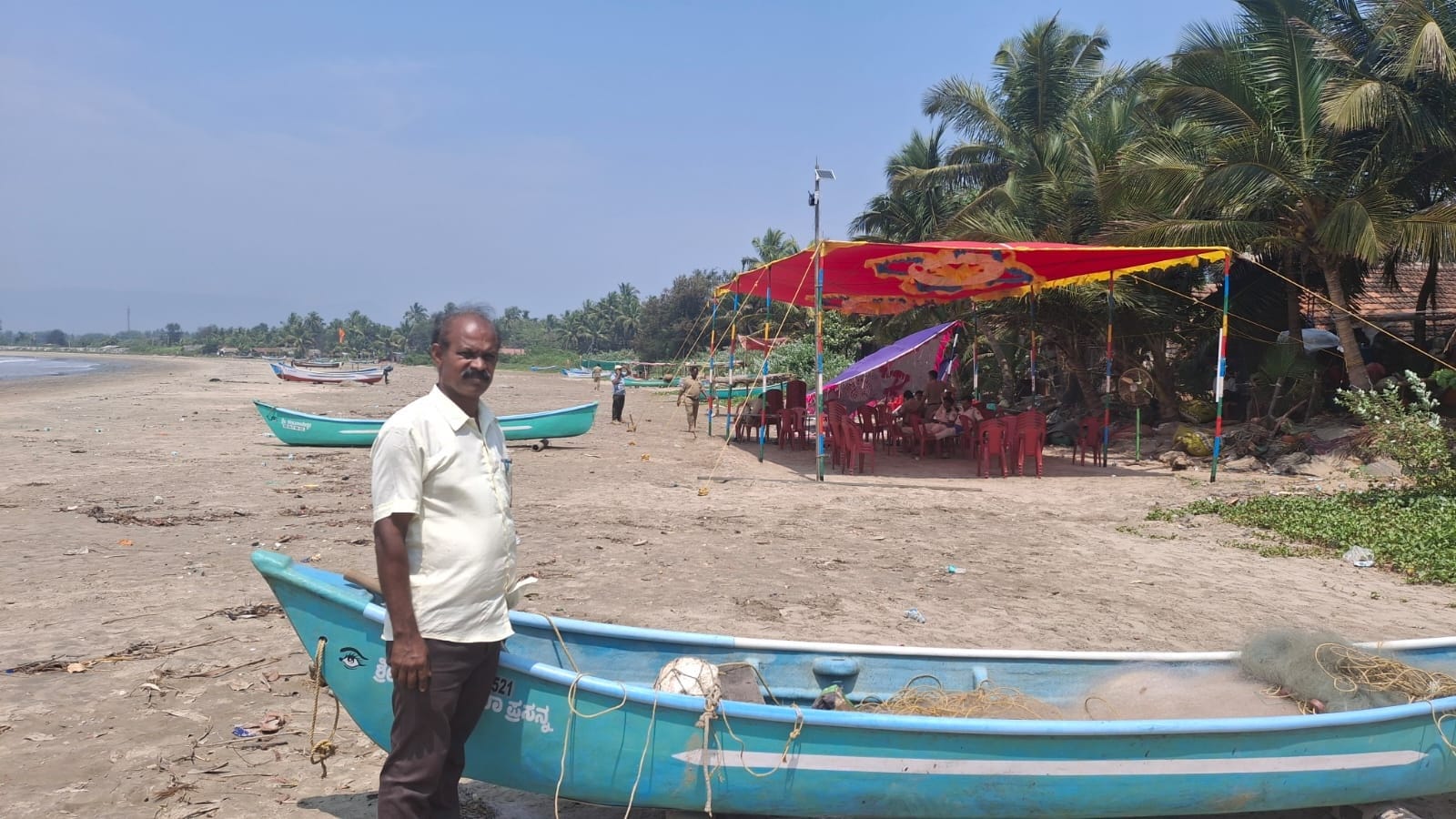 karnataka fishermen protest, indian express