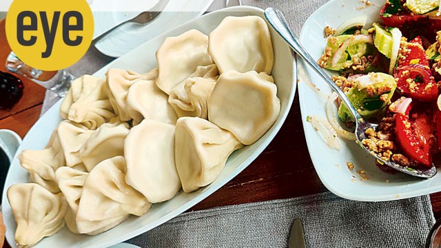 The meat-filled khinkali from Georgia