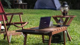 Lenovo solar powered laptop concept.