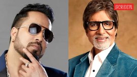 Mika Singh and Amitabh Bachchan
