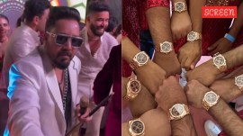 mika singh ambani watch