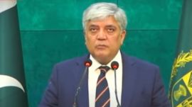 Pakistan Foreign Office spokesperson Shafqat Ali Khan asked India to "vacate the large territories of Jammu and Kashmir under its occupation from the last 77 years”.