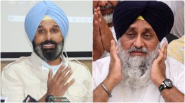 bikram majithia and sukhbir singh badal