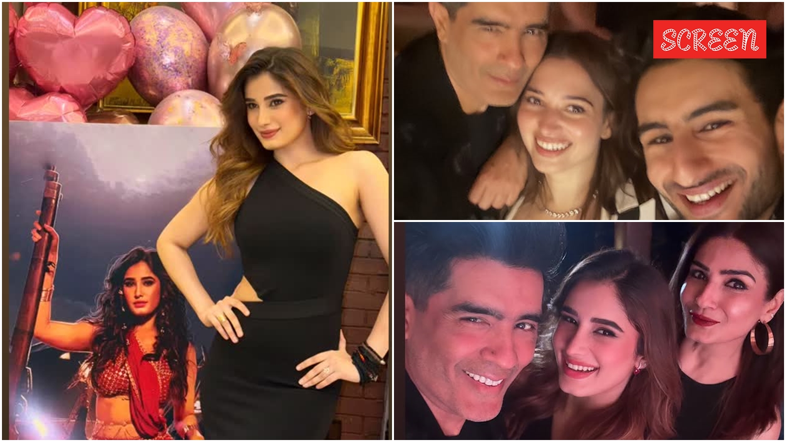 Rasha Thadani’s 20th birthday bash: Mom Raveena Tandon twins with birthday ...
