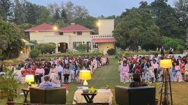 Dr. Thomas Mathew discusses Ratan Tata’s life and legacy at a book event in Hoshiarpur.