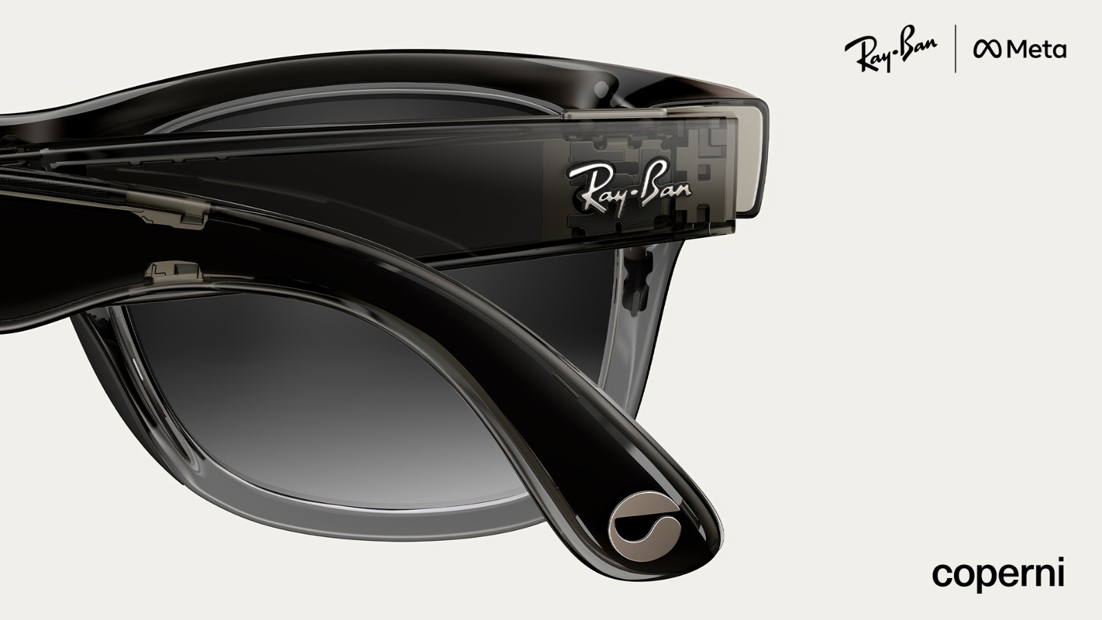limited-edition Ray-Ban Meta x Coperni glasses.
