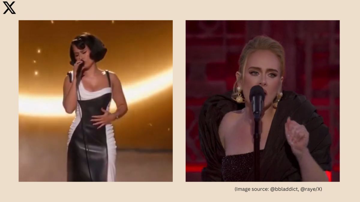 Raye received backlash for her performance of Adele’s Skyfall