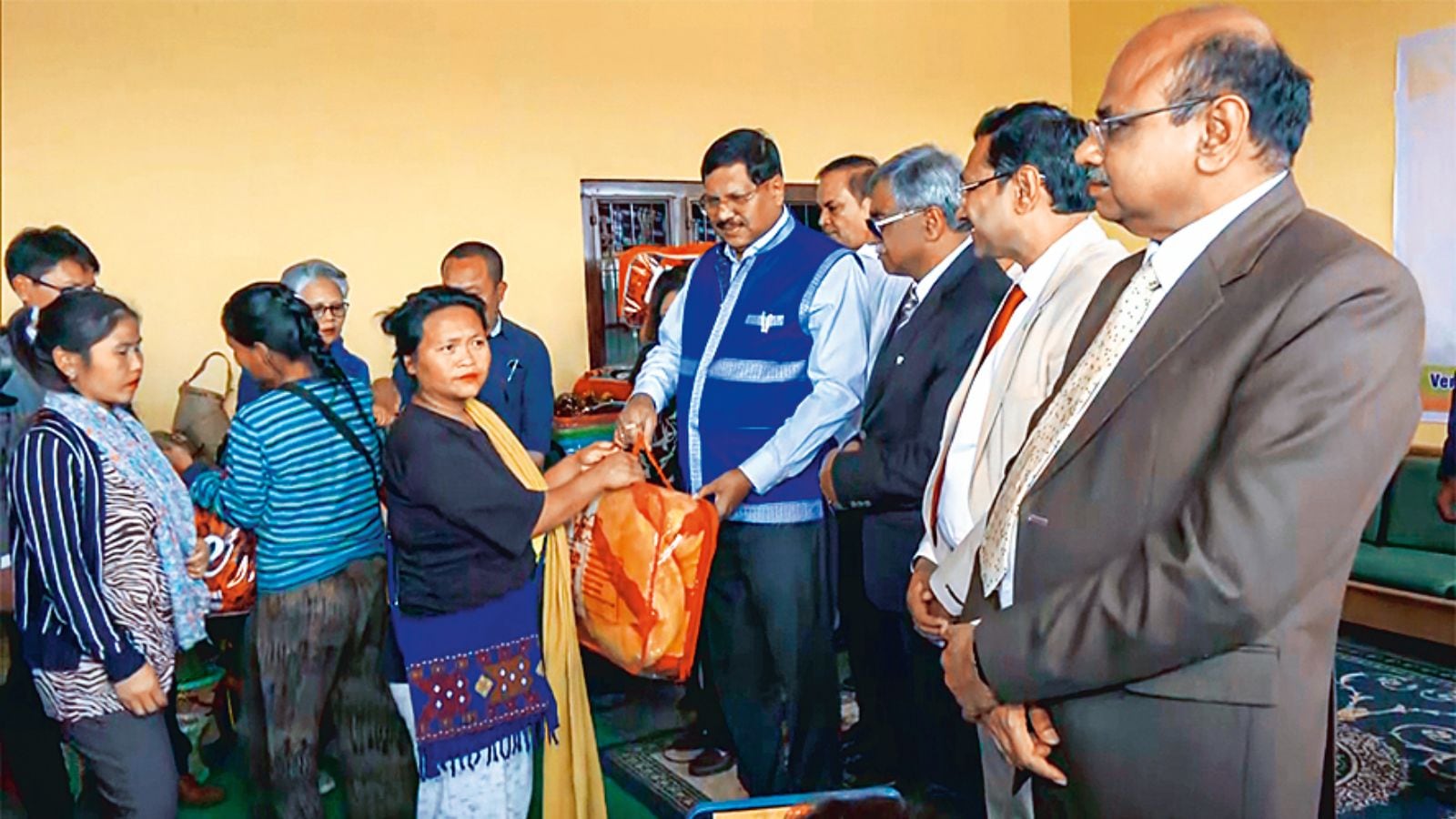 Judges visit Manipur relief camps amidst ongoing ethnic strife.