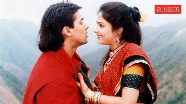 Salman Khan and Ayesha Jhulka in the 1991 film Kurbaan