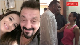 Ameesha Patel recently revealed that Sanjay Dutt is highly protective, to the extent that he does not allow her to wear shorts or western clothes when visiting his home.