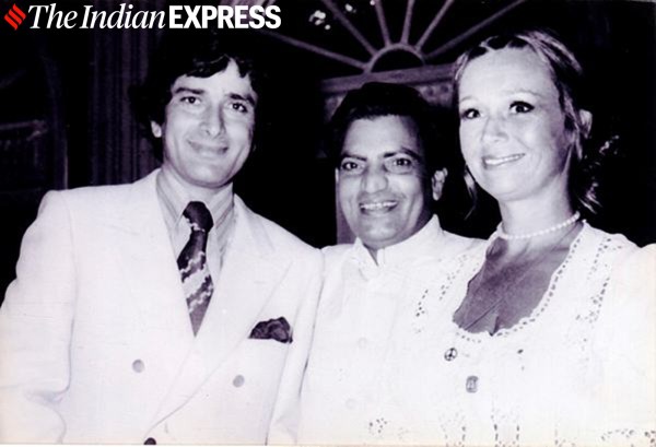 Shashi Kapoor with wife Jennifer.