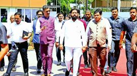 Mumbai airport, Eknath Shinde, Mumbai airport funnel zone, Mumbai airport funnel zone redevelopment of buildings, Mumbai news, Maharashtra news, Indian express, current affairs