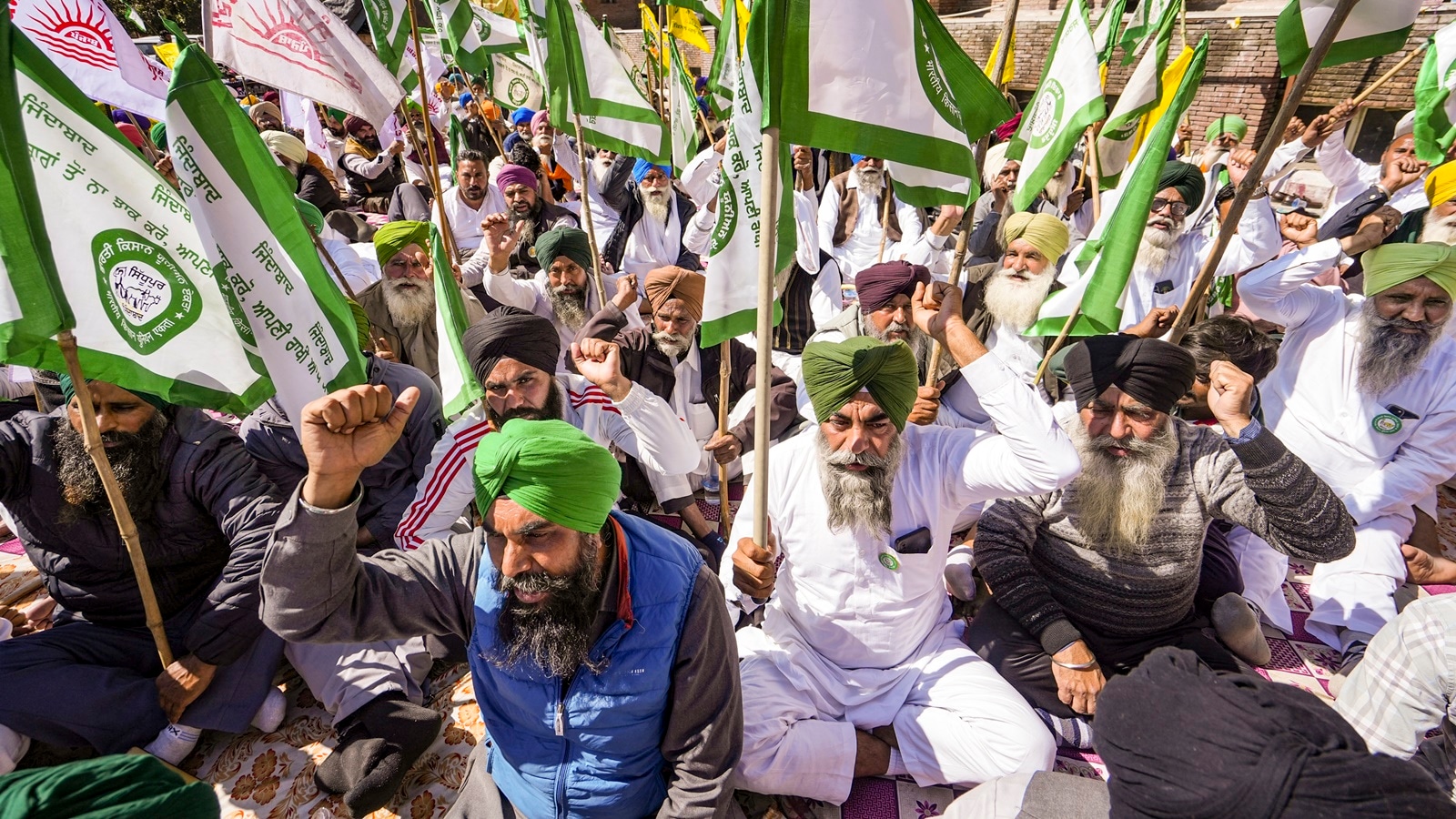 Thwarted, SKM calls off Chandigarh march, warns Mann: ‘not enough jails for farmers…’ | Chandigarh News