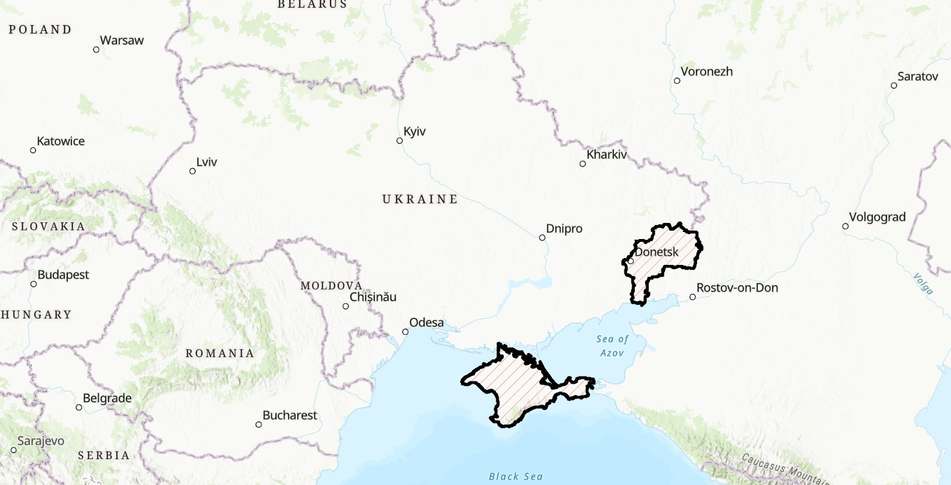 Where Ukraine’s borders stand after 3 years of Russian invasion | World ...