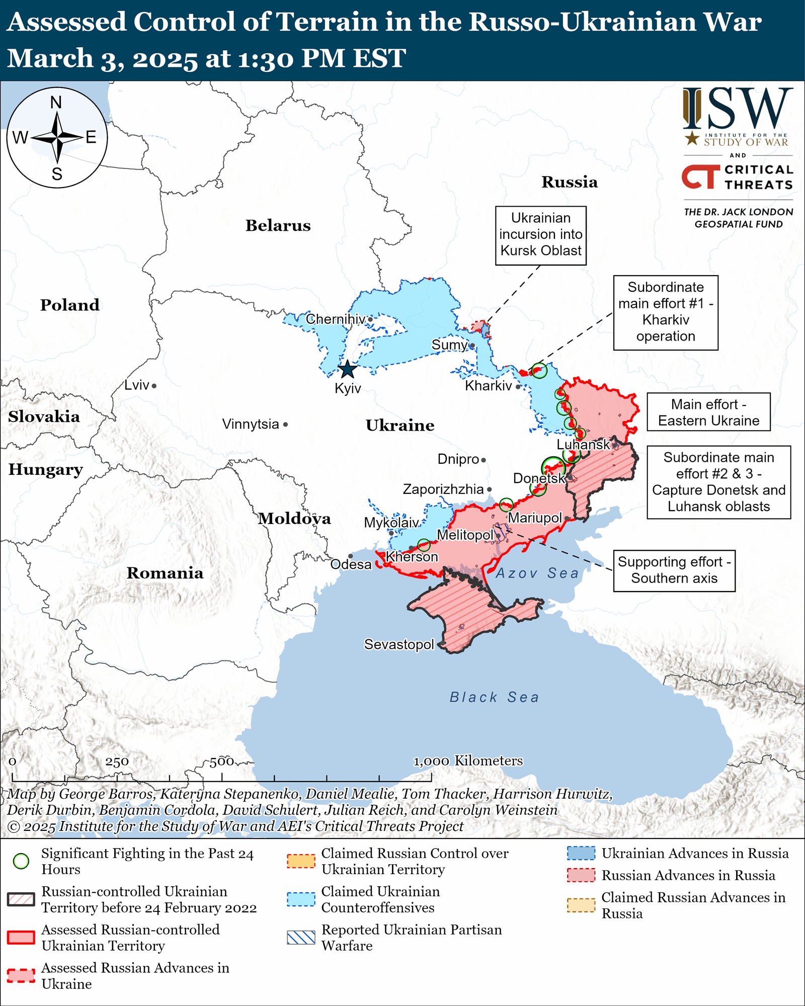 Where Ukraine’s Borders Stand After 3 Years Of Russian Invasion 